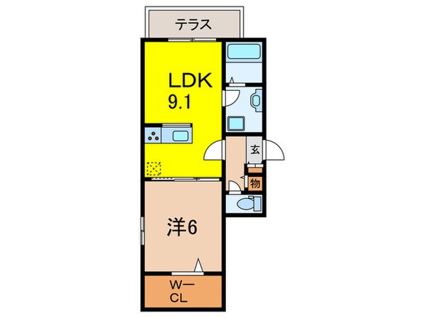 グレイスコート御影中町の物件間取画像